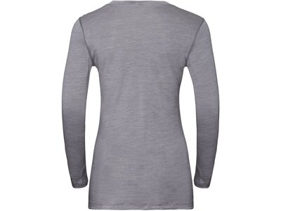 ODLO Damen Unterhemd "SUW Top Crew Neck" Langarm Grau