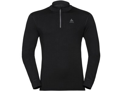 ODLO Herren Funktionsunterhemd "Natural 100% Merino Warm SUW" Langarm Schwarz