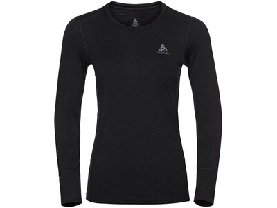 ODLO Damen Langarm Shirt BL TOP crew neck l/s MERINO 200 Weiß