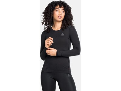 ODLO Damen Langarm Shirt BL TOP crew neck l/s MERINO 200 Weiß