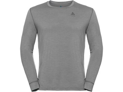 ODLO Herren Langarm Shirt BL TOP crew neck l/s MERINO 200 Weiß