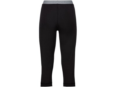 ODLO Damen 3/4 Hose BL BOTTOM 3/4 MERINO 200 Schwarz