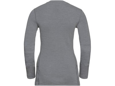 ODLO Damen Unterhemd BL TOP crew neck l/s MERINO 26 Grau