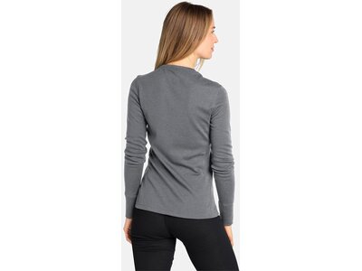 ODLO Damen Unterhemd BL TOP crew neck l/s MERINO 26 Grau