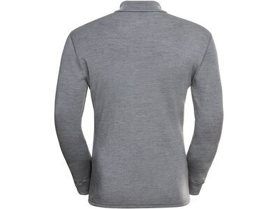 ODLO Herren Unterhemd BL TOP turtle neck l/s half zi Grau