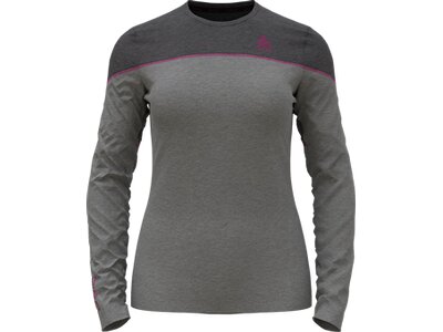 ODLO Damen Unterhemd BL TOP crew neck l/s REVELSTOK Grau