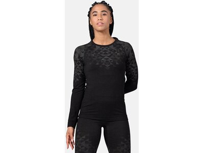 ODLO Damen Unterhemd BL TOP crew neck l/s KINSHIP P Schwarz