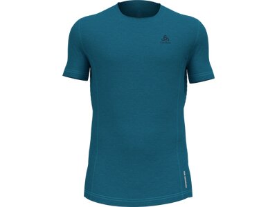 ODLO Herren Unterhemd BL TOP crew neck s/s NATURAL P Blau