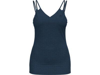 ODLO Damen Unterhemd BL TOP v-neck singlet NATURAL Blau