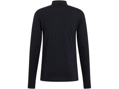 ODLO Herren Unterhemd BL TOP turtle neck l/s half zi Schwarz