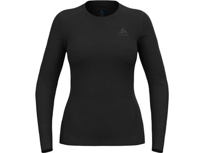 ODLO Damen Unterhemd BL TOP crew neck l/s MERINO 20 Schwarz