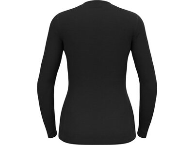 ODLO Damen Unterhemd BL TOP crew neck l/s MERINO 20 Schwarz