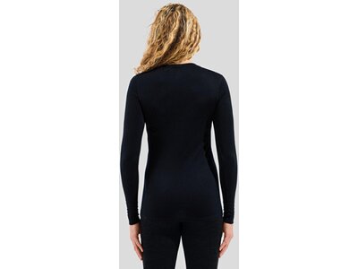 ODLO Damen Unterhemd BL TOP crew neck l/s MERINO 20 Schwarz