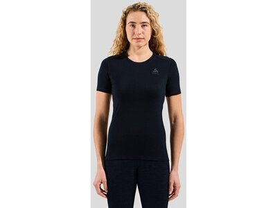 ODLO Damen Unterhemd BL TOP crew neck s/s MERINO 20 Schwarz