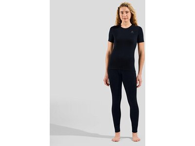 ODLO Damen Unterhemd BL TOP crew neck s/s MERINO 20 Schwarz