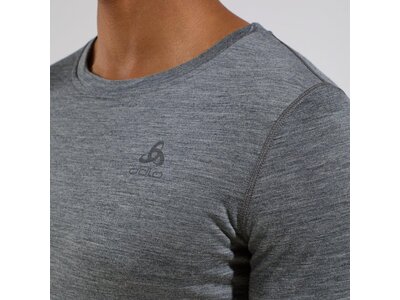 ODLO Herren Unterhemd BL TOP crew neck s/s MERINO 20 Grau
