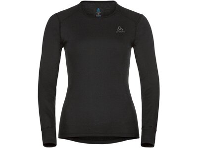 ODLO Damen Langarm Shirt BL TOP crew neck l/s ACTIVE WARM ECO Schwarz