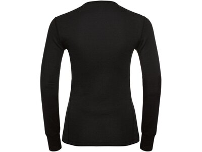ODLO Damen Langarm Shirt BL TOP crew neck l/s ACTIVE WARM ECO Schwarz