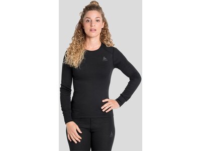 ODLO Damen Langarm Shirt BL TOP crew neck l/s ACTIVE WARM ECO Schwarz