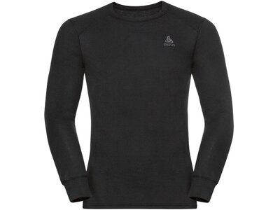 ODLO Herren Langarm Shirt BL TOP crew neck l/s ACTIVE WARM ECO Schwarz
