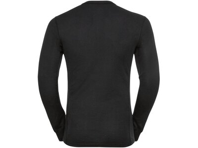 ODLO Herren Langarm Shirt BL TOP crew neck l/s ACTIVE WARM ECO Schwarz