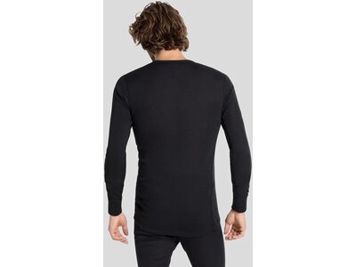ODLO Herren Langarm Shirt BL TOP crew neck l/s ACTIVE WARM ECO Schwarz