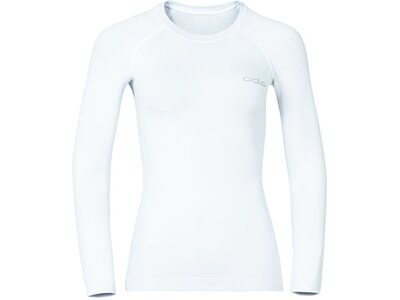 ODLO Damen Funktionsunterhemd "Evolution Warm Baselayer Shirt" Langarm Weiß