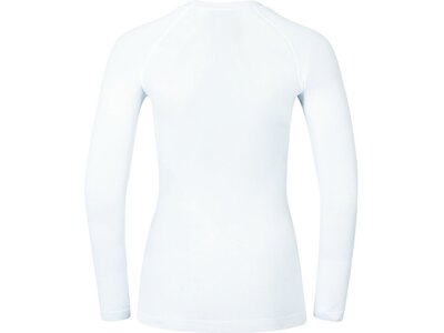 ODLO Damen Funktionsunterhemd "Evolution Warm Baselayer Shirt" Langarm Weiß