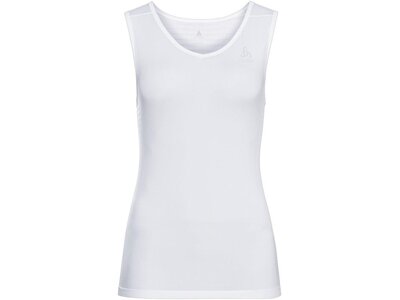 ODLO Damen Unterhemd BL TOP V-neck Singlet PERFORMA Weiß