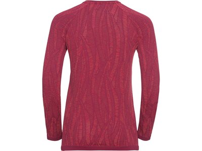 ODLO Damen Unterhemd BL TOP Crew neck l/s BLACKCOMB Rot