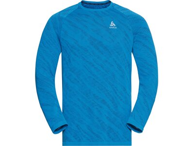 ODLO Herren Unterhemd BL TOP Crew neck l/s BLACKCOMB Blau