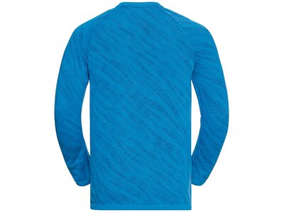 ODLO Herren Unterhemd BL TOP Crew neck l/s BLACKCOMB Blau