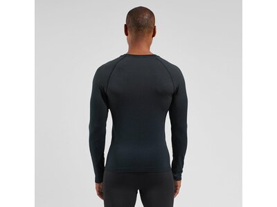 ODLO Herren Unterhemd BL TOP crew neck l/s PERFORMAN Schwarz