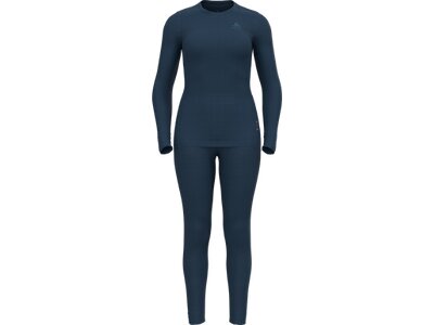 ODLO Damen Unterwäschenset Set long MERINO 200 Blau