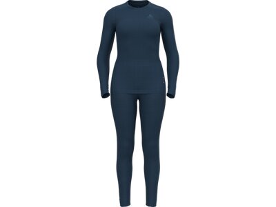 ODLO Damen Unterwäschenset Set long MERINO 200 Blau