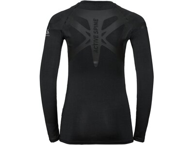 ODLO Damen Baselayer Langarm-Shirt ACTIVE SPINE LIGHT Weiß