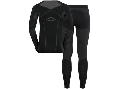 ODLO Herren Funktionswäsche-Set Fundamentals Performance Warm Schwarz