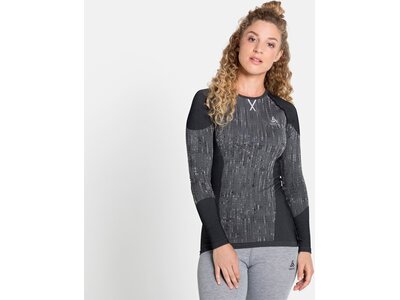 ODLO Damen Unterhemd BL TOP Crew neck l/s BLACKCOMB Grau