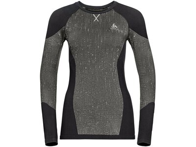 ODLO Damen Unterhemd BL TOP Crew neck l/s BLACKCOMB Grau