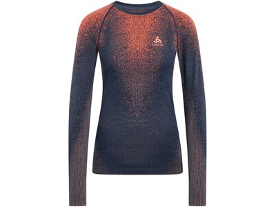 ODLO Damen Unterhemd BL TOP crew neck l/s BLACKCOMB Grau