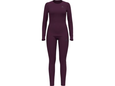 ODLO Damen Funktionswäsche-Set Active Warm Lila