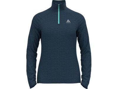 ODLO Damen Midlayer 1/2 zip MILLENNIUM EL Blau