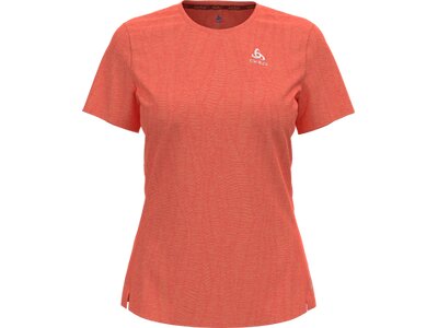 ODLO Damen Laufshirt Zeroweight Engineered Chill-Tec Rot