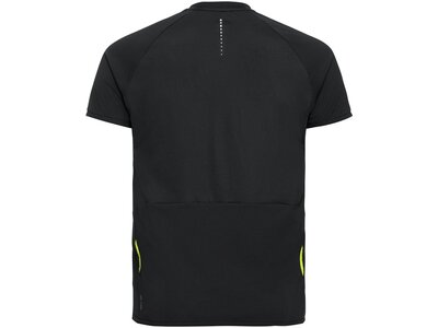 ODLO Herren T-shirt s/s 1/2 zip AXALP TRAI Schwarz