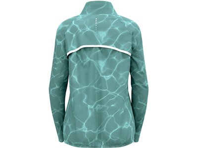 ODLO Damen Funktionsjacke ZEROWEIGHT PRINT Blau