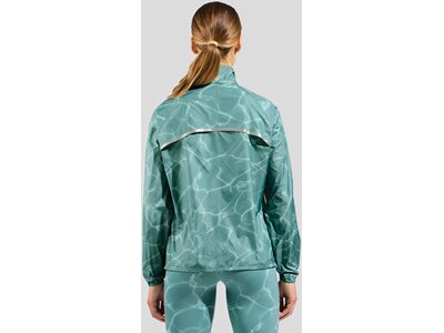 ODLO Damen Funktionsjacke ZEROWEIGHT PRINT Blau