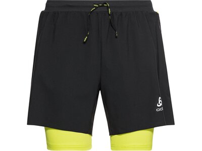 ODLO Herren 2-in-1 Shorts AXALP TRAIL 6 IN Schwarz