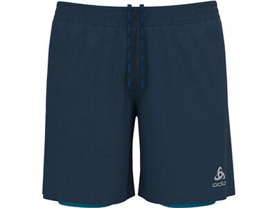 ODLO Herren 2-in-1 Shorts RUN EASY 7 INCH Blau