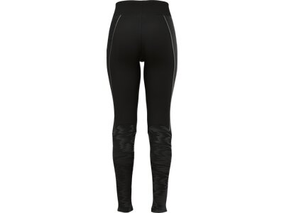 ODLO Damen Tights ZEROWEIGHT WARM REFLECT Schwarz