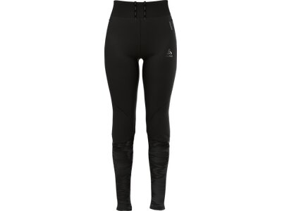 ODLO Damen Tights ZEROWEIGHT WARM REFLECT Schwarz